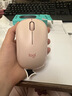 罗技（Logitech）M221轻音鼠标 无线鼠标 办公鼠标 对称鼠标 带无线微型接收器 茱萸粉 实拍图