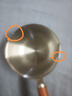 热油小锅泼油锅加厚不锈钢木柄防烫带刻度双倒流口不挂油无涂层 【木柄】爆款300ml 实拍图