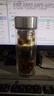 富光玻璃杯双层带茶隔大容量水杯 高档商务泡茶杯 高硼硅杯子500ml 实拍图