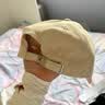 冠军涂鸦丨帽子男款女士春夏日系韩版潮牌软硬顶鸭舌帽儿童学生亲子棒球帽 卡其 大人款55-60cm软顶 实拍图