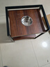 姗姗木艺茶几客厅小桌子麻将桌边几沙发边桌可移动茶水柜茶桌茶台置物架 实拍图