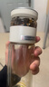 京东京造 玻璃杯 全能茶水分离杯 泡茶杯双层泡茶分离杯子男士月光银330ml 实拍图