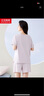 红豆居家（Hodohome）女式春夏简约休闲可外穿短袖睡衣女纯棉家居服 实拍图