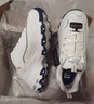 斯凯奇（Skechers）女鞋小白熊女士休闲鞋子厚底增高百搭运动软底老爹鞋女99999863 白色/海军蓝色/WNV 35 实拍图
