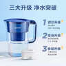 苏泊尔（SUPOR） 过滤净水器 家用滤水壶 自来水过滤器净水壶家用厨房净水器滤水器J-UF03 一壶五芯蓝 实拍图