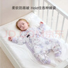 DOMIAMIA婴儿睡袋分腿睡袋四季通用宝宝防踢被四层纱布 藤瓶M 23-27℃ 实拍图