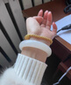 入古天然新疆和田玉白玉羊脂白玉手镯天然玉石女款旺夫妈妈女玉镯 52圈口配证书 实拍图