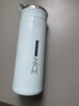创意清新奈斯玻璃杯男女情侣学生水杯礼品杯简约防漏便携户外杯子 蓝色 350ml 实拍图