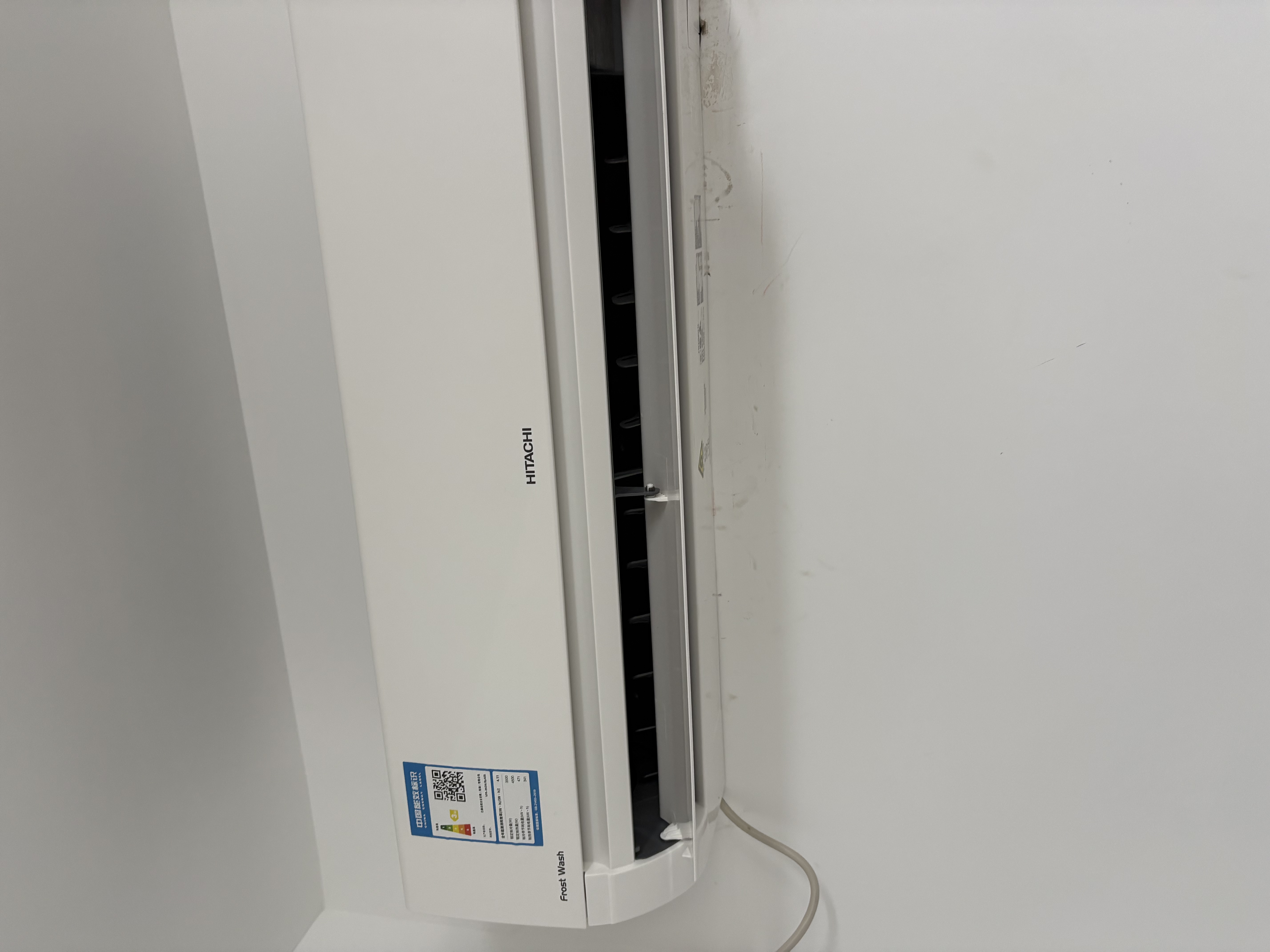 日立（HITACHI）空调挂机1.5匹 变频冷暖家用卧室空调壁挂式自清洁静音节能新三级能效白熊君RAK/C-AE12PHBPCP AE12PHBPCP 1.5匹 白熊君新三级能效 实拍图