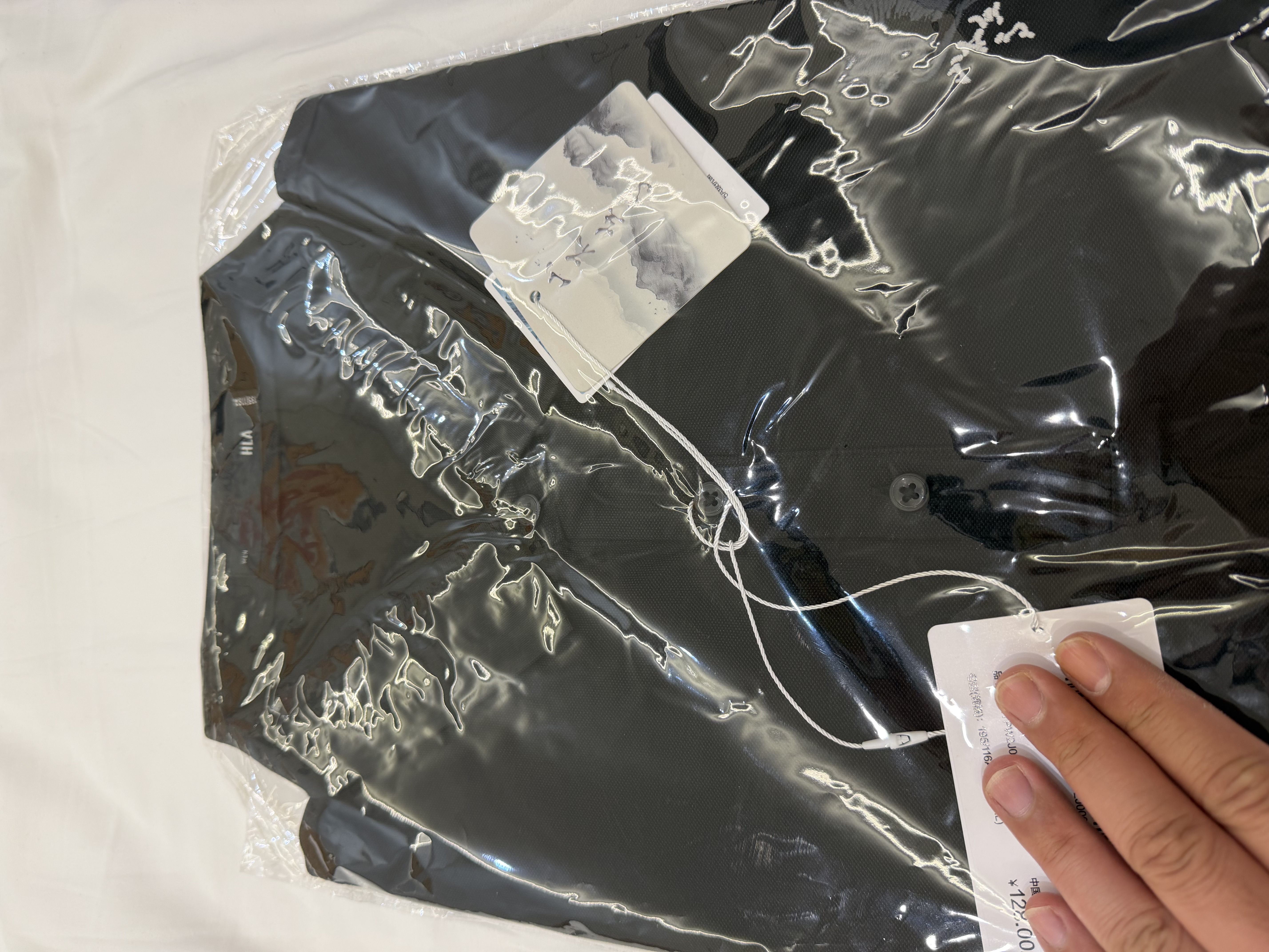 海澜之家短袖POLO衫男透气舒适翻领短袖男夏季黑色6XL 实拍图