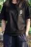 蓝之旺 T恤定制工作服印字logo夏季短袖男公司文化衫班服订做团建衣服 A款正肩白色 【26支全棉180g】 L 实拍图