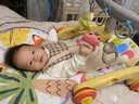 OUOUIIK品牌正品婴儿健身架脚踏钢琴满月学步车新生儿见面礼物盒实用玩具 【0-3岁新生儿七合一多功能健身架】黄灰色 1-3-6-7-8-9岁生日六一元旦圣诞新年送礼物 实拍图