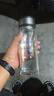 【京东物流配送】高硼硅双层玻璃杯大容量泡茶杯水杯子茶水分离杯 【双层加厚】茶杯350ml1只 实拍图