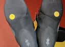 拉思珀蒂瓦（LA SPORTIVA）攀岩鞋男女入门级初学者基础训练室内抱石狼蛛 Tarantula Boulder 金属灰/夕阳橙 40 实拍图