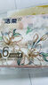 洁柔抽纸 繁花系列3层100抽*6包 可湿水面巾纸 柔韧不易掉屑 提装纸巾 实拍图