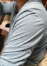 迪卡侬儿童速干透气运动长袖上衣藏青色123-130cm 7-8岁-4842063 实拍图