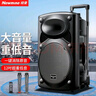 纽曼B12广场舞音响12英寸户外大音量蓝牙拉杆音箱大功率便携式移动演出k歌低音炮地摊摆摊喇叭双麦版 实拍图