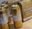 百威金尊啤酒500ml*18听整箱装 单一麦芽原麦京东自营喜酒踏春送礼 实拍图
