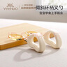 英氏（YEEHOO）宝宝自主进食辅食勺子一岁学吃饭训练习儿童PPSU餐具弯头叉勺饭盒 实拍图