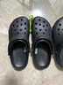 卡骆驰（CROCS）檀健次同款经典洞洞鞋轻便百搭女沙滩鞋包头拖鞋男鞋|10001 黑色-001(含智必星) 36 /37(220mm) 实拍图