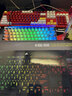 美商海盗船 (USCORSAIR) K100 RGB 光轴 机械键盘 游戏键盘 有线连接 全尺寸 黑色 OPX光轴 实拍图