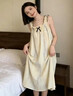 浪莎夏季睡裙女带胸垫薄吊带睡衣无袖甜美少女可外穿送礼物女士家居服 实拍图