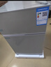 新飞冰箱小型租房用 一级能效冷 藏冷冻两用1-2人家用小冰箱 出租房双门电冰箱办公室两门 26年旗舰 108L一级能效【大容量大存储】银色 实拍图