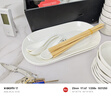 洁雅杰调味碟6只装纯白调味碟家用陶瓷餐具调酱料醋碟蘸料碟小吃碟 实拍图