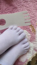 浪莎五指袜女纯棉防臭夏季网眼薄款船袜女士运动透气五趾分趾袜4双 实拍图