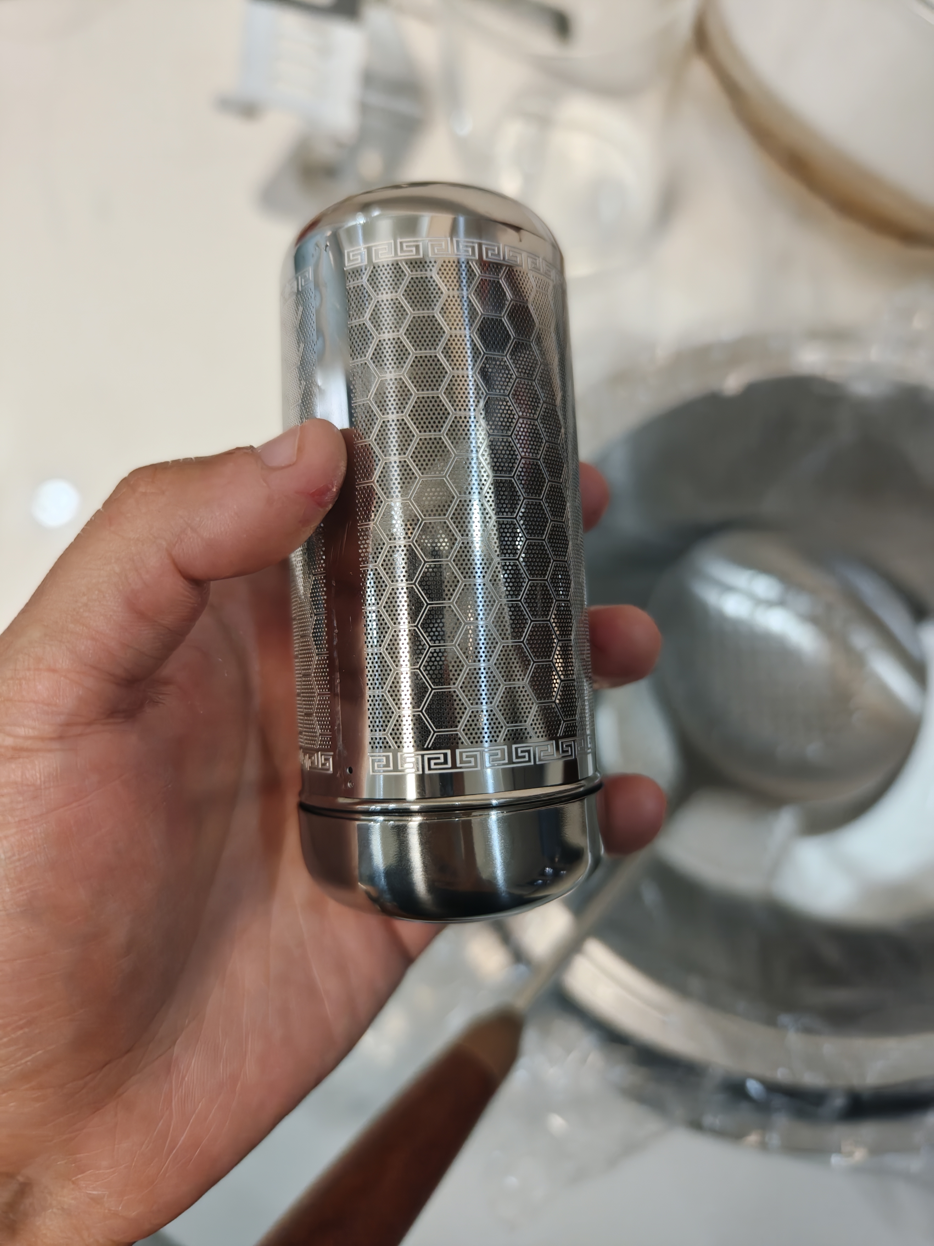 onlycook卤料笼 316不锈钢煲汤调料球 家用炖肉过滤网漏桶香料包调料盒-大 实拍图