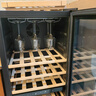 维诺卡夫（Vinocave）双温160L红酒柜家用风冷无霜纤薄设计嵌入式保湿恒温酒柜办公冰箱冷藏柜 JC-158B 实拍图