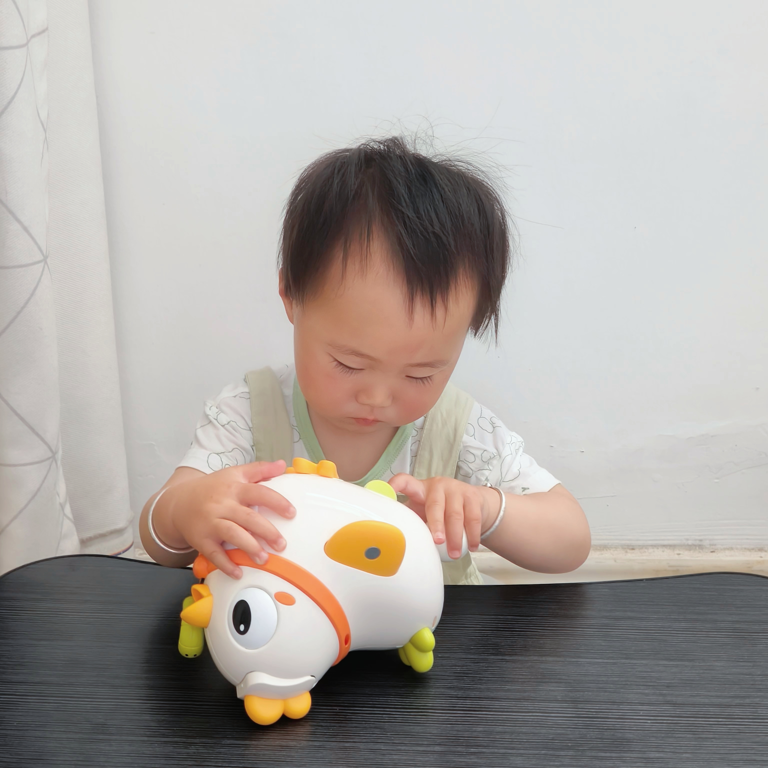泰迪拾光会走路小母鸡小动物萌趣声光下蛋鸡逗引学爬神器宝宝玩具 实拍图