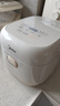 美的（Midea）【价保618】小碧玉电饭煲2-3人3升0氟有钛陶瓷白玉内胆家用电饭锅煮粥智能预约多功能多用锅RE360 实拍图