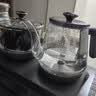 友家铺子（Biooner）全自动上水电热水壶 茶台烧水壶家用办公一体机茶桌茶几嵌入式茶具电茶炉套装 1L 钛灰色双上水-消毒款（37*20cm） 实拍图