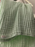 全棉时代婴儿隔汗巾纱布吸汗儿童宝宝开学幼儿园纯棉垫背小熊小鹿小猫3条 实拍图