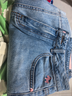 箐箐花浅色直筒牛仔裤女夏季2026新款宽松显瘦小个子九分裤窄版阔腿裤子 蓝色 L /28(105-115斤) 实拍图