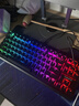 CHERRY樱桃MX1.1黑曜极光 机械键盘87键 游戏键盘 有线键盘 悬浮式无钢结构 RGB灯效 黑色红轴 实拍图