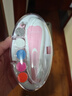 好伊贝（HOY BELL）婴儿电动磨甲器电动打磨器新生儿宝宝专用防夹肉指甲剪套装粉色 实拍图