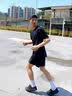 李宁（LI-NING）运动套装男新款春秋开衫外套运动裤跑步套装男士运动休闲两件套 黑色【速干｜多处透气网孔 清爽不闷汗】 L 实拍图