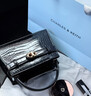CHARLES&KEITH鳄鱼纹凯莉包手提斜挎婚包包女包生日520礼物CK2-50270880-1 Black黑色 S 实拍图
