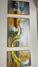 Sixpoetry 客厅装饰画现代简约沙发背景墙壁画轻奢三联晶瓷画大气高档挂画 福禄双收（铝合金外框） 晶瓷画左右40*60+中间80*60亮面 实拍图
