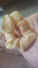 高级感小清新大肠发圈可爱甜美发绳扎头发发饰糖果色女孩头绳头饰 黄色 实拍图