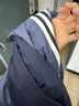 adidas宽松日常舒适运动夹克外套男女春季新款阿迪达斯官方三叶草 深靛蓝   L 实拍图