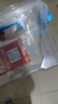 透明首饰盒可装发圈发夹玩具杂物碎物品整理塑料加厚 【蓝色】19.5*15*10cm（带盖子） 1个装 实拍图