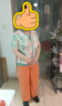 阔腿裤夏季新款长裤女宽松棉麻女裤垂感高腰休闲直筒裤子 橙色 2XL 建议130-145斤 实拍图