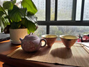 赟娅生日礼物送闺蜜朋友妈妈女生精致旅行牡丹茶具套装陶瓷壶杯伴手礼 牡丹茶壶+斗笠杯【粉蝶收纳包】 实拍图