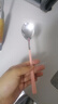 COOKSS儿童节礼物筷子勺子套装便携盒餐具上学收纳盒三件套外带粉色宝宝 实拍图