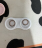 海昌精选系列彩色隐形眼镜大小直径美瞳半年抛1片 橙花金棕 575度 实拍图