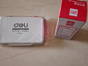 得力（deli）【超级爆款】秒干印台120*80mm金属方形大号秒干印台印泥印油办公用品盘面106*67 红色9892 实拍图