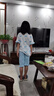 笛莎（DEESHA）【7A抑菌棉】女童春夏短袖五分裤家居服套装宝宝两件套睡衣 实拍图